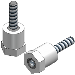 Insulator HC2122 Male 6X15 Male 8X08